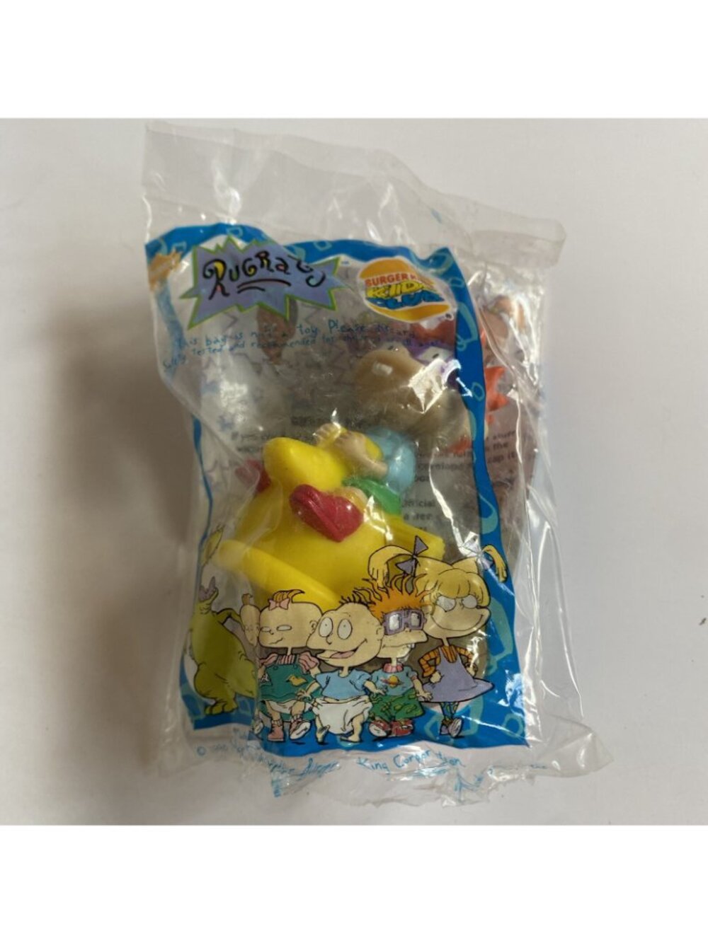 Vintage 1998 Burger King Kids Meal Rugrats Movie Chuckie Wind-Up Toy NIP Opened - Picture 2 of 9